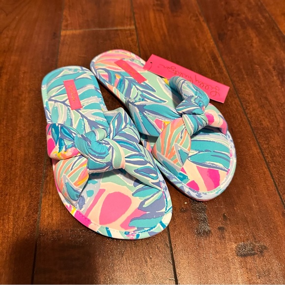 NWT Lilly Pulitzer Slippers Size Small/Medium - Picture 5 of 5